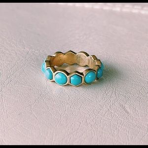 Turquoise ring.